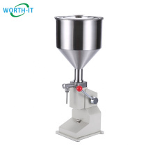 WX A03 Manual Paste Liquid oil ice cream honey jar filling machine